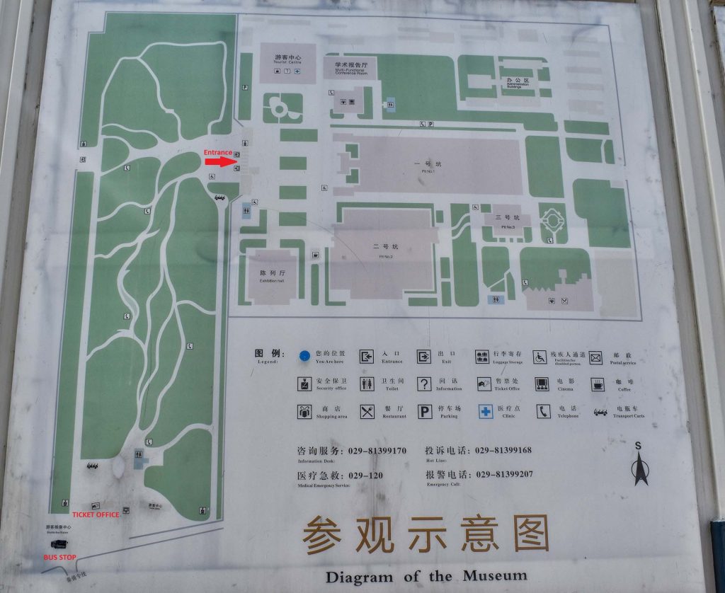 Mapa de Terracota Xian