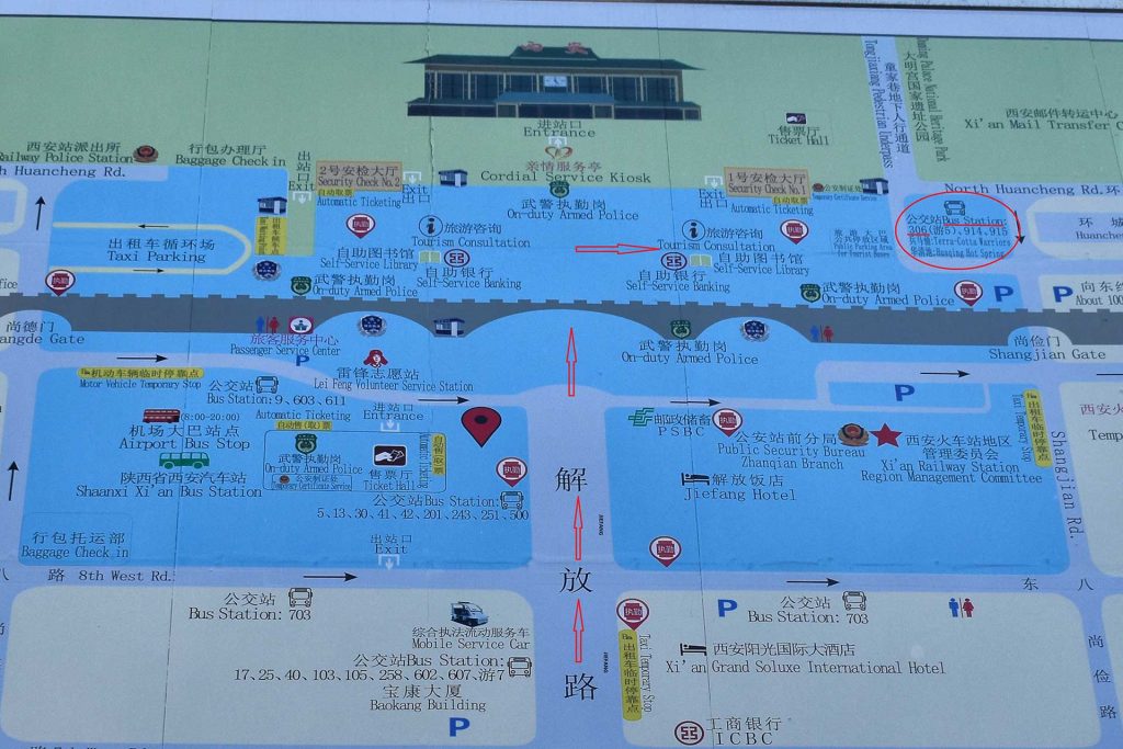 Mapa de Xian